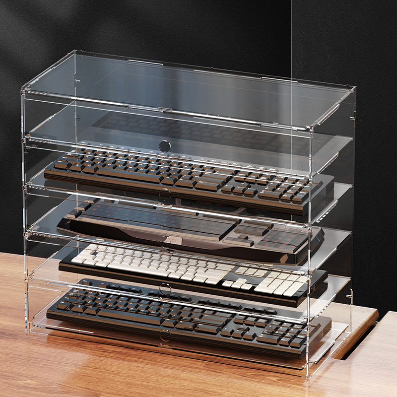 Office Technologies - Premium Clear Acrylic Dustproof Display Case