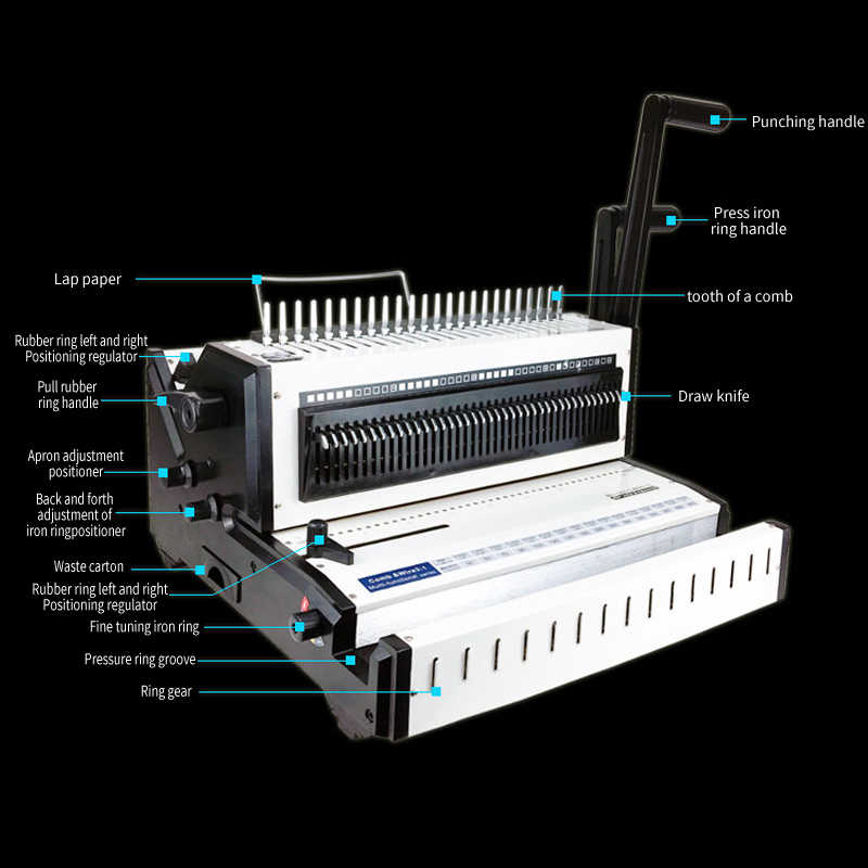 3 in 1 Binding  Machine Wire O - огляд і ціна Binding Machine Comb