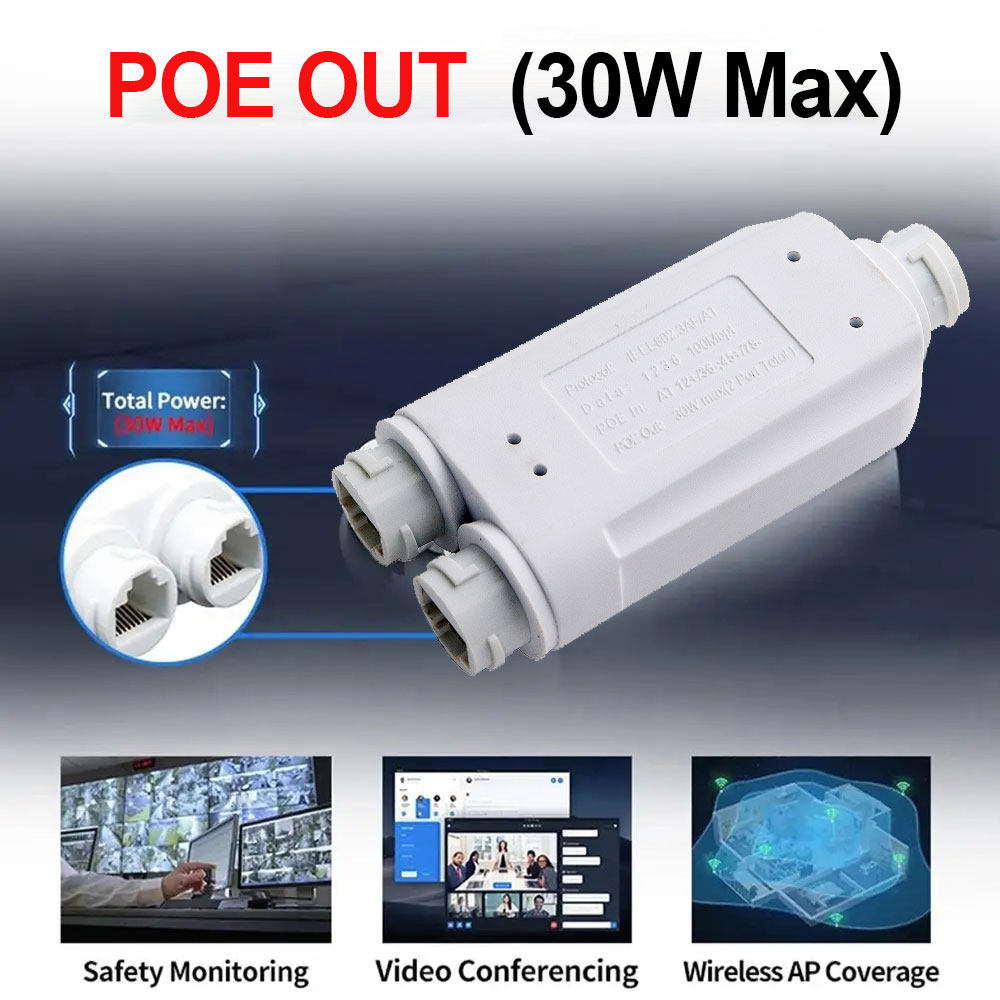 Waterproof POE 2 port Repeater - огляд і ціна Power Over Ethernet