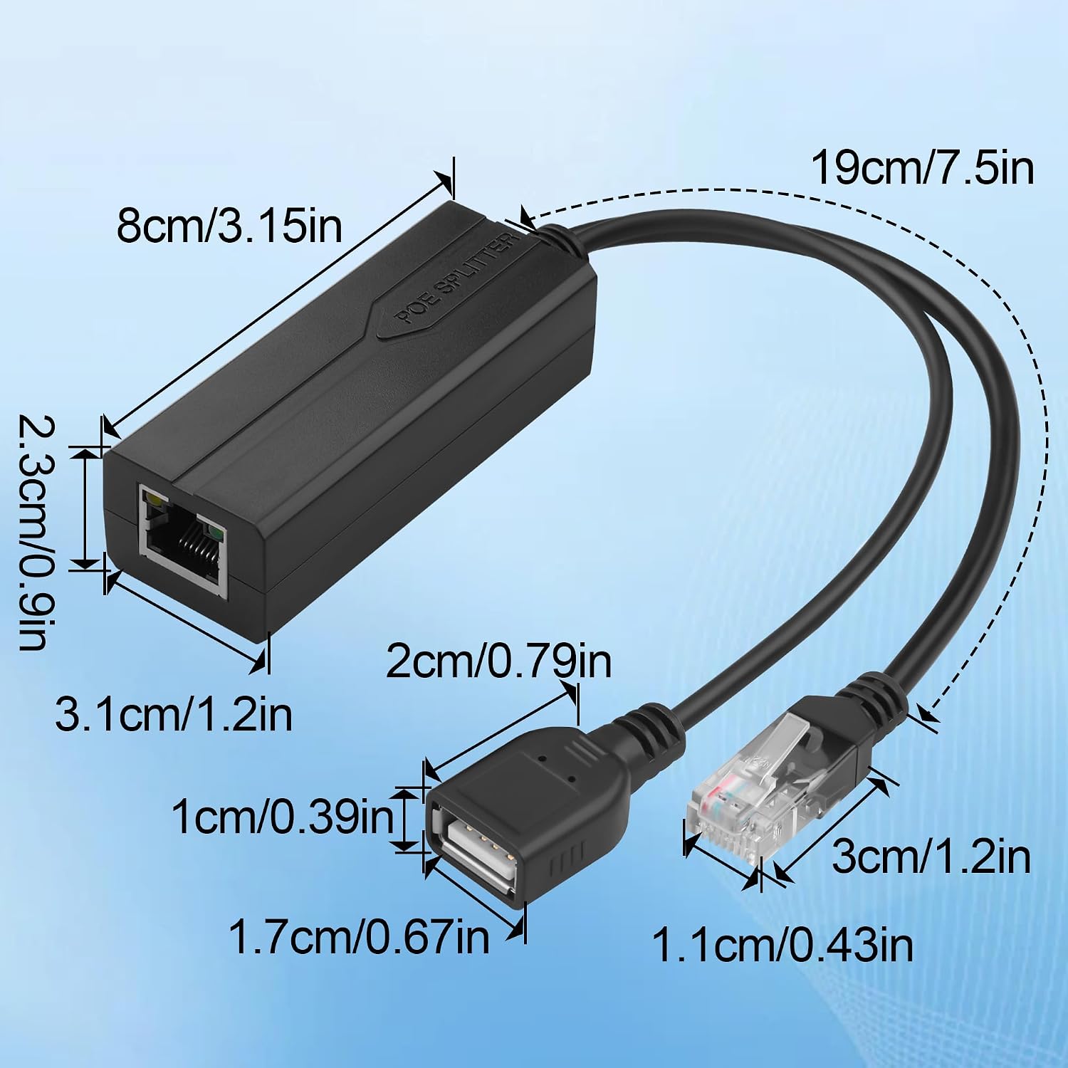 PoE Splitter 5V 2.4A USB Type  - огляд і ціна Power Over Ethernet
