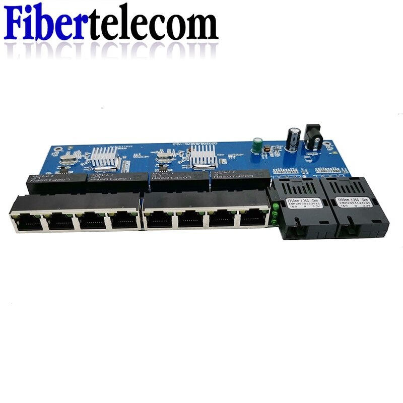 Reverse PoE Switch 8 RJ45 2 SC - огляд і ціна Power Over Ethernet